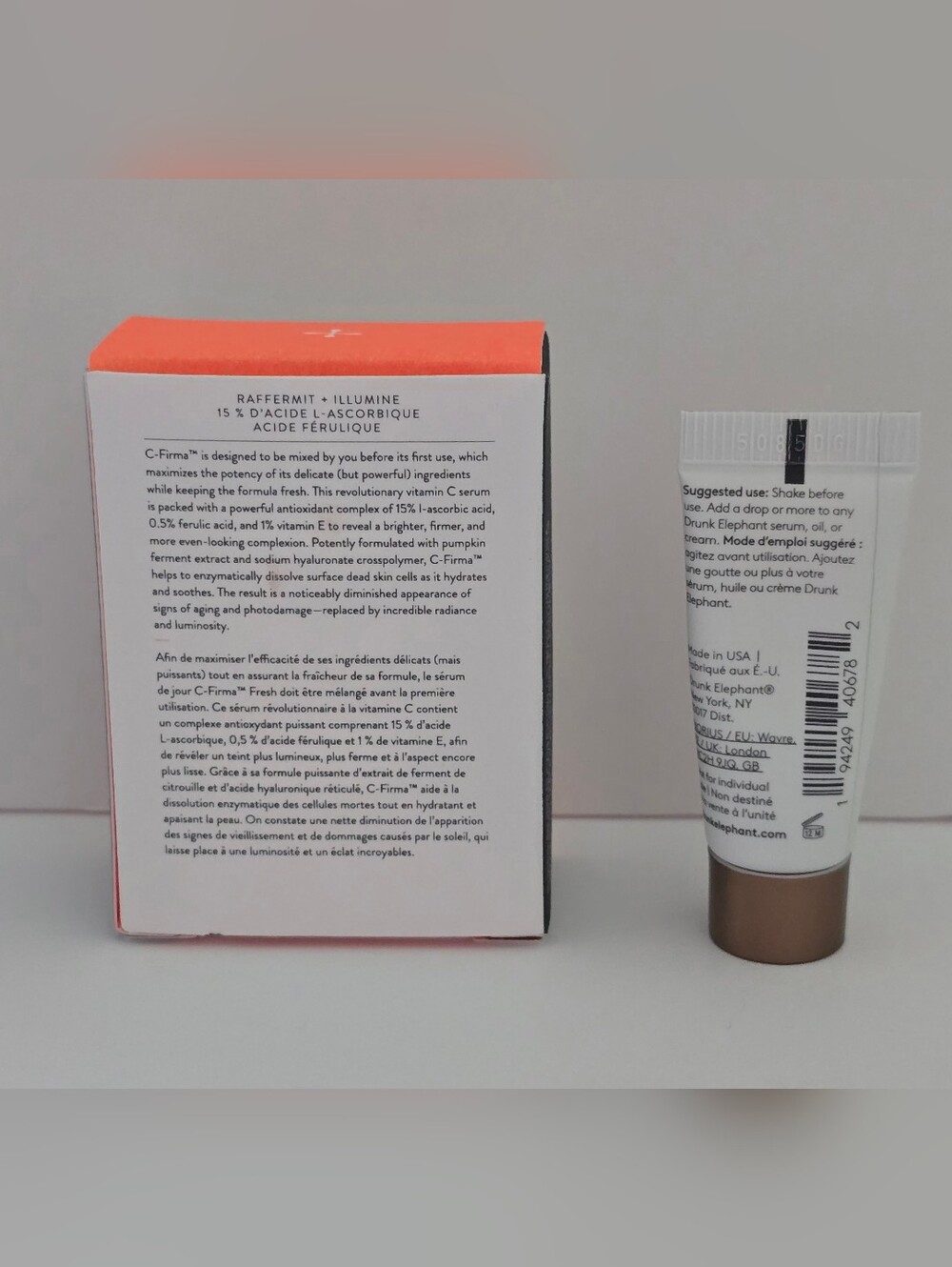 Drunk Elephant 13 Piece Travel Lot: Cleanser, Serum, D-Bronzi, Cream, Bag NEW - Picture 7 of 16